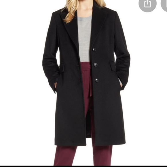 NWOT Halogen Wool Blend Coat - Picture 4 of 12